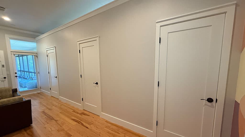Zoetic Mindfulness Room Conversion - Final door install and paint
