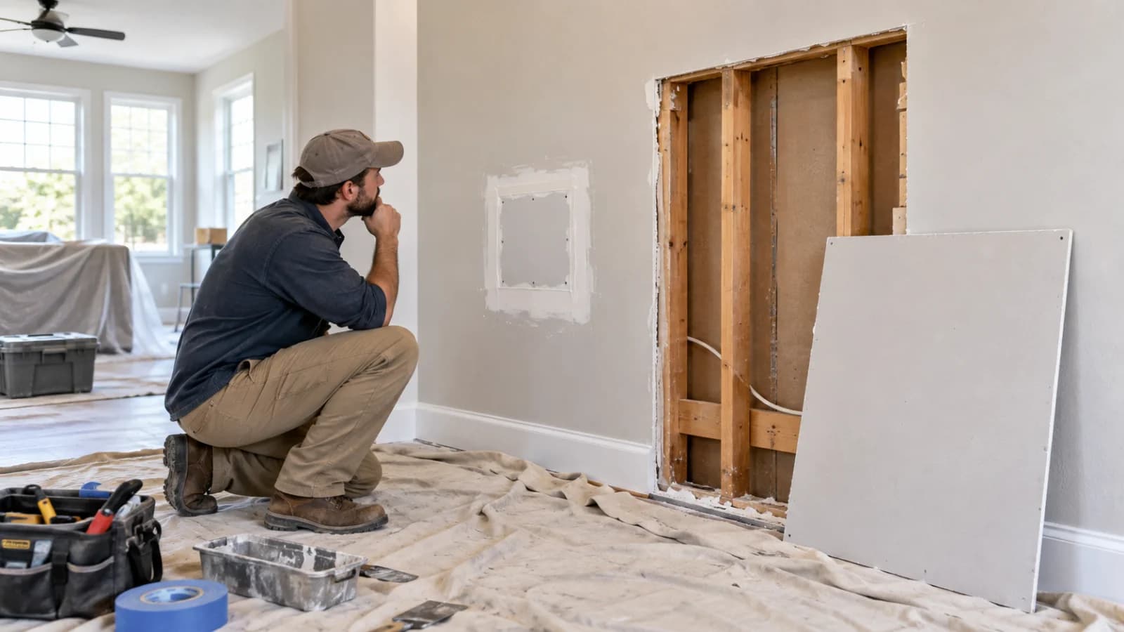 Drywall Repair vs. Replacement: A San Marcos Homeowner’s Guide